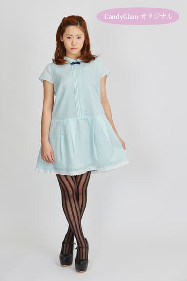 シャツ風ワンピース