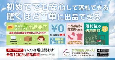 初めてでも安心して落札・出品できるオークション「セルクル」