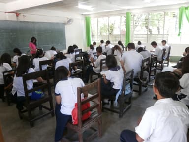 フィリピンでの検定実施の様子