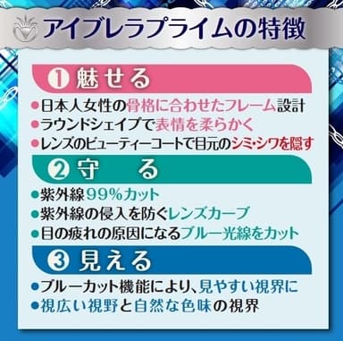 アイブレラ プライムの特徴