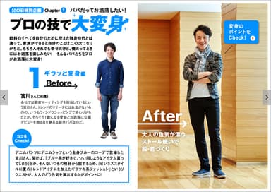 父の日企画：パパのおしゃれ変身