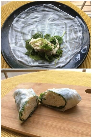 ヨーグルト de 簡単生春巻き