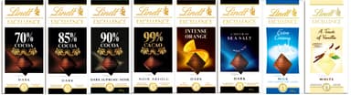 テイスティングセミナーのチョコレート8種