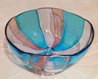 ヴェネツィアングラス フラワーボウル