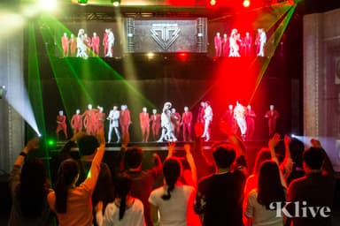 ホログラムコンサートの様子