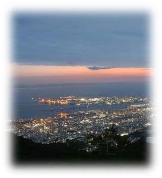 天覧台からの夕景