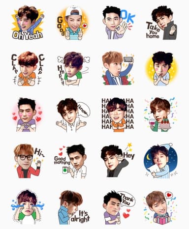 「2PM My House」BANDスタンプ