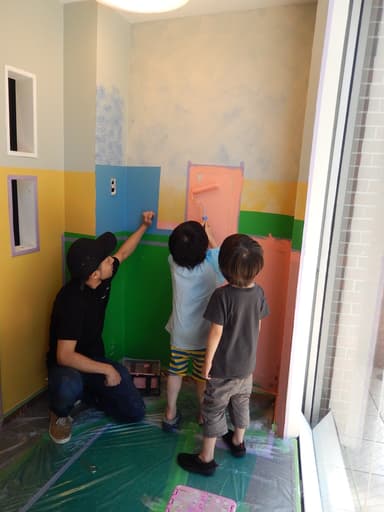 2015夏休み親子ペイント体験レッスン2