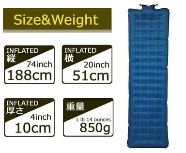 使用時のサイズ