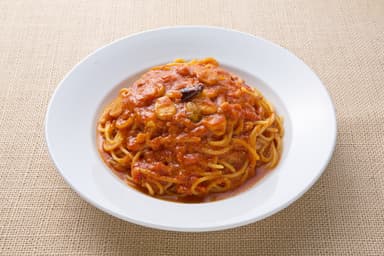 トマトとニンニクのスパゲティ