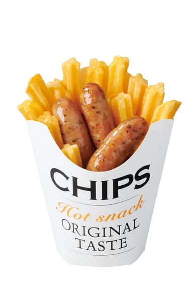 ペッパーソーセージ＆チップス