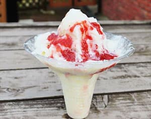 ふわふわスノーアイス