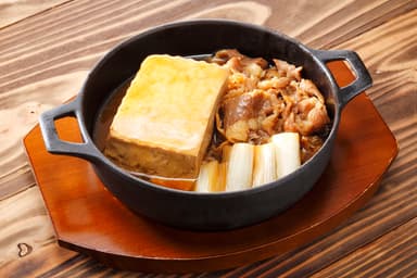 こだわり豆腐で肉豆富