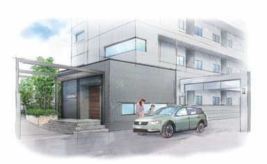 エントランス完成予想イラスト