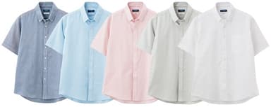 オックスボタンダウンシャツ