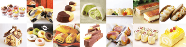 ケーキ以外のスイーツ商品一例