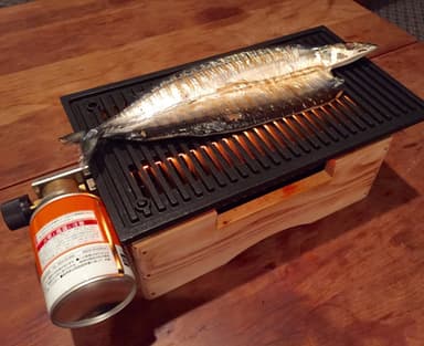 遠赤外線でお魚もふっくら焼き上がります