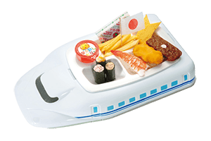 ≪おこさまセットB≫ミニ軍艦：サラダ／ツナ／コーンエッグサラダミニにぎり：ボイルエビ／ツナゲット／ハンバーグ