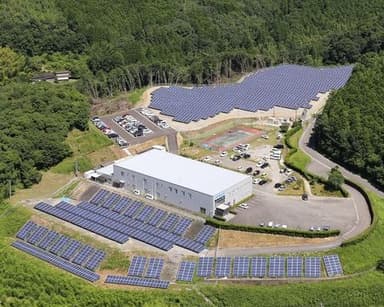 ソーラーファーム由布(本社工場敷地内にて稼働中)