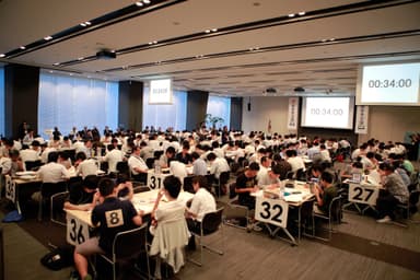 数学甲子園2014 本選 競技中の様子