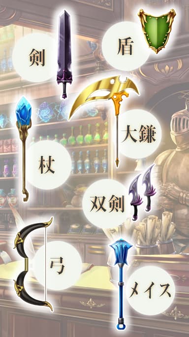 7種類の武器