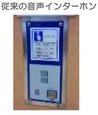 従来の音声インターホン