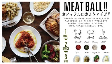 カスタマイズミートボール