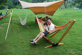 ハンモック体験　開催時の様子