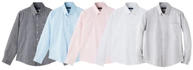 オックスボタンダウンシャツ