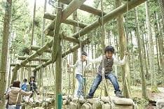 六甲山フィールド・アスレチック場内