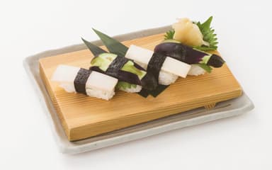 東京ウドと寺島ナスの野菜寿し