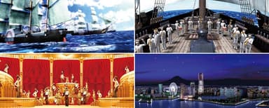 ドックヤード・プロジェクションマッピング『YOKOHAMA ODYSSEY』イメージ