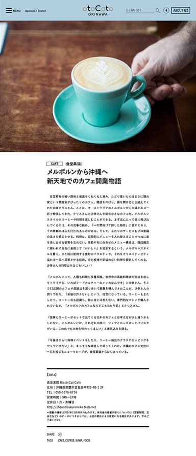 日本語バージョン記事ページイメージ 