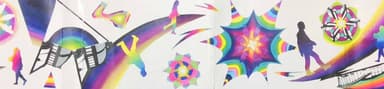 「美術学部の学生によるストリートウォールペインティング」で描かれる作品イメージ_1