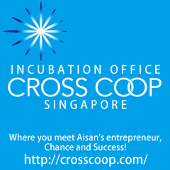 レンタルオフィスCROSSCOOP SINGAPORE、
出張者対象にオフィスの時間貸しサービスを開始
～日本食の輸出拡大を目的とした
出張者向けテンポラリーオフィスと相談窓口の開設～