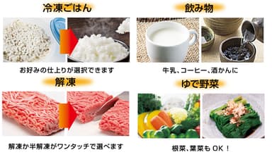 調理のバリエーション機能 1