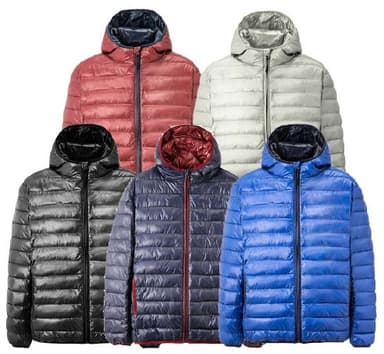 メンズフードジャケット