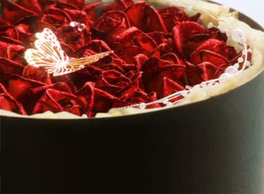 BOXアレンジメント ～赤い煌薔薇～(L)1
