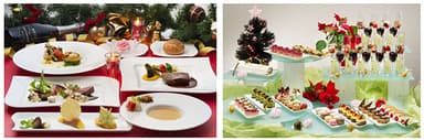 総料理長おすすめコース　／　クリスマス風デザートビュッフェ