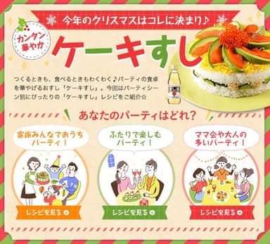 クックパッドケーキすし1