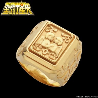 聖闘士星矢　黄金聖衣箱デザインsilver925リング＜双子座(ジェミニ)＞