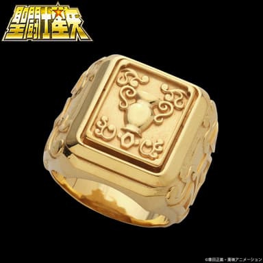 聖闘士星矢　黄金聖衣箱デザインsilver925リング＜水瓶座(アクエリアス)＞