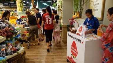 日本のイチゴを試食 2