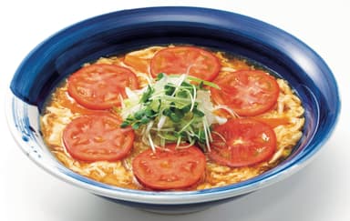 アメーラトマトの黒酢あんかけうどん