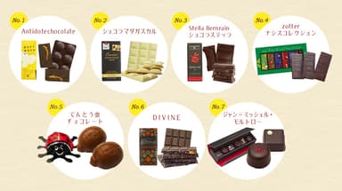 評価対象チョコレート