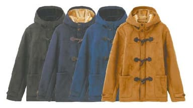 メンズ：ムートンライク・ダッフルコート