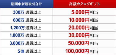キャンペーン条件