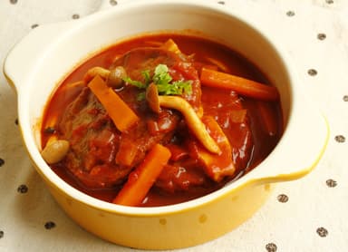 トマト煮込みハンバーグ