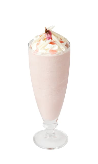 リンツ・ホワイトチョコレートサクラアイスドリンク(銀座店　イートイン仕様)