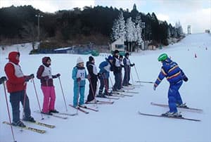 スキースクール開講時の様子